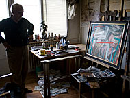 Ion Stendl in seinem Studio